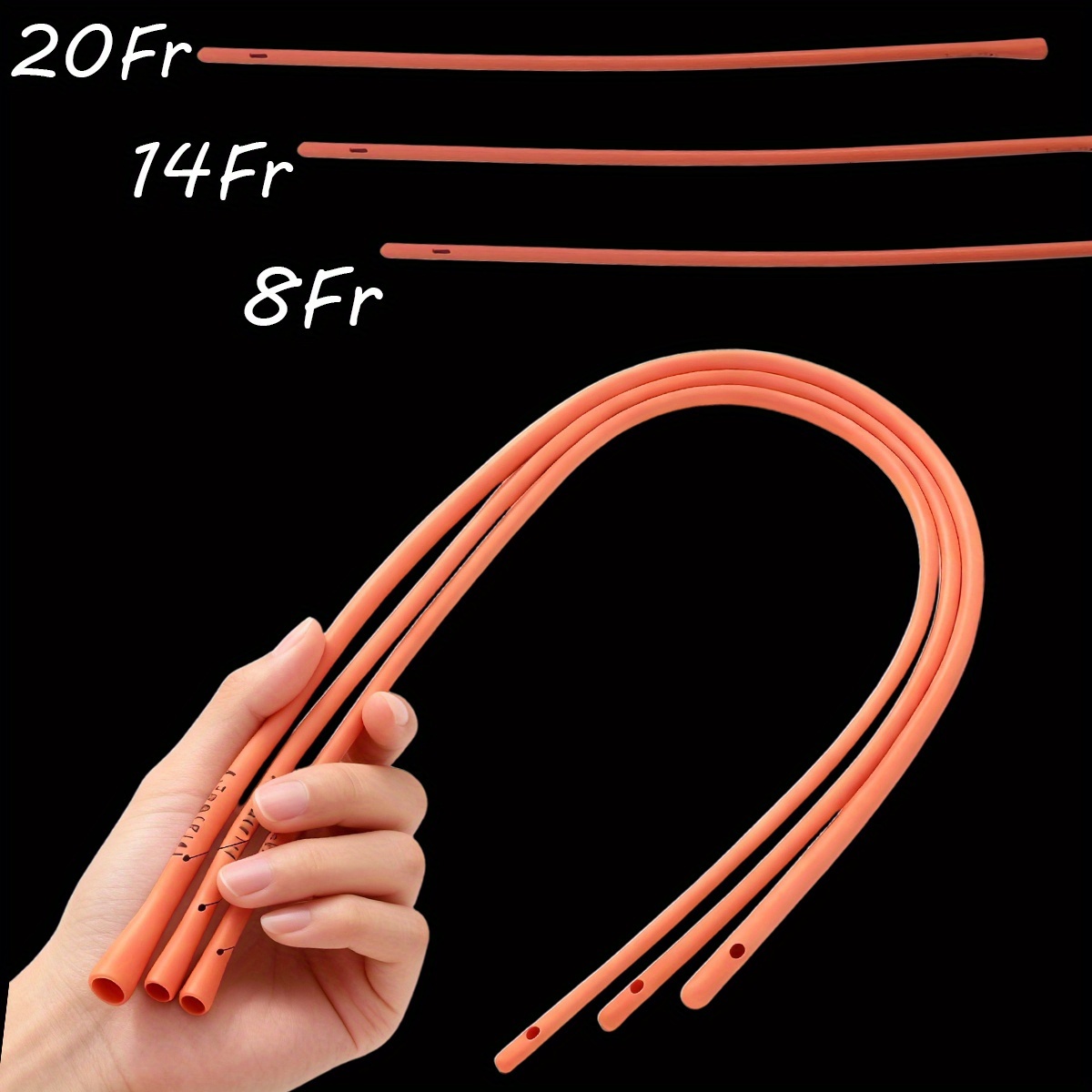 8Fr/14Fr/20Fr Red Latex Medica - Medical Health Lab recension och pris